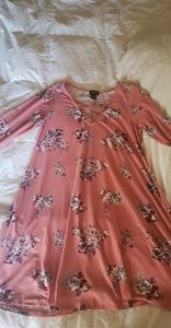 Floral tshirt dress